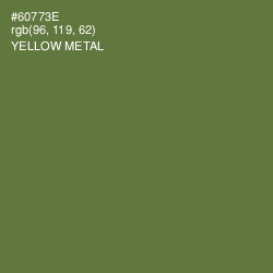 #60773E - Yellow Metal Color Image